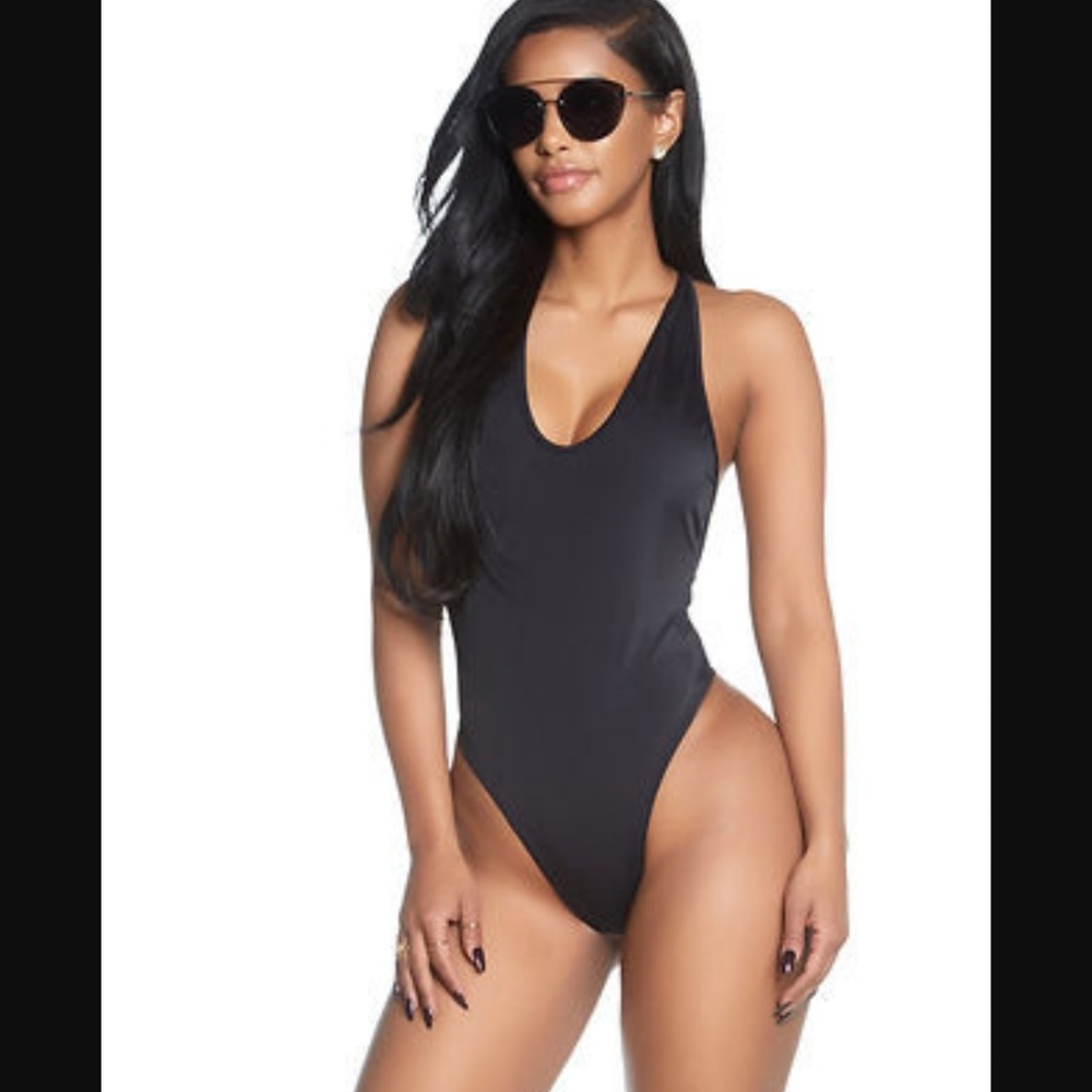 Forplay‎ crisscross monokini swimsuit